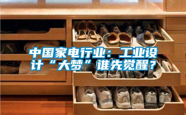 中國家電行業:工業設計“大夢”誰先覺醒?