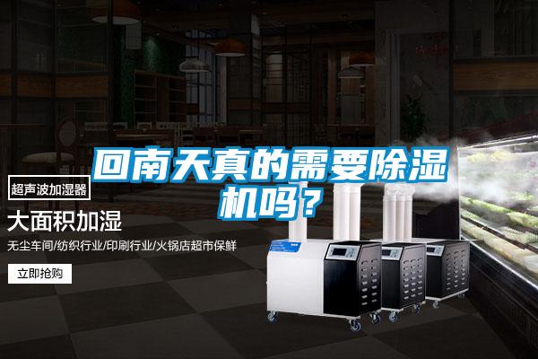 回南天真的需要除濕機(jī)嗎?