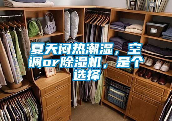 夏天悶熱潮濕,空調or除濕機,是個選擇