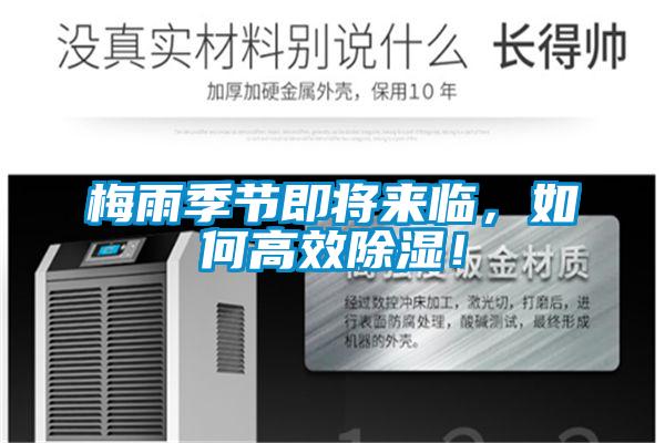 梅雨季節即將來臨，如何高效除濕！