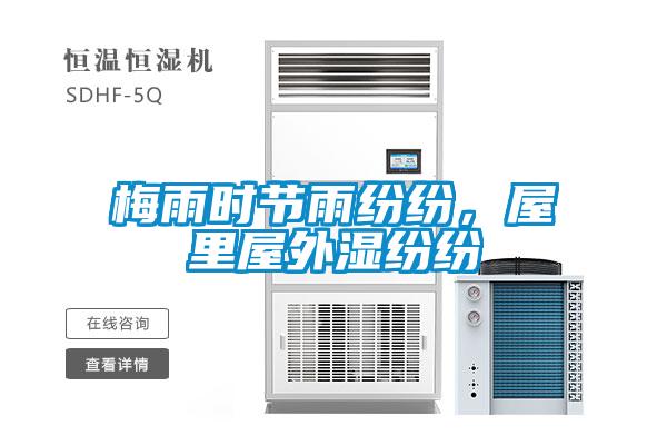 梅雨時節雨紛紛，屋里屋外濕紛紛