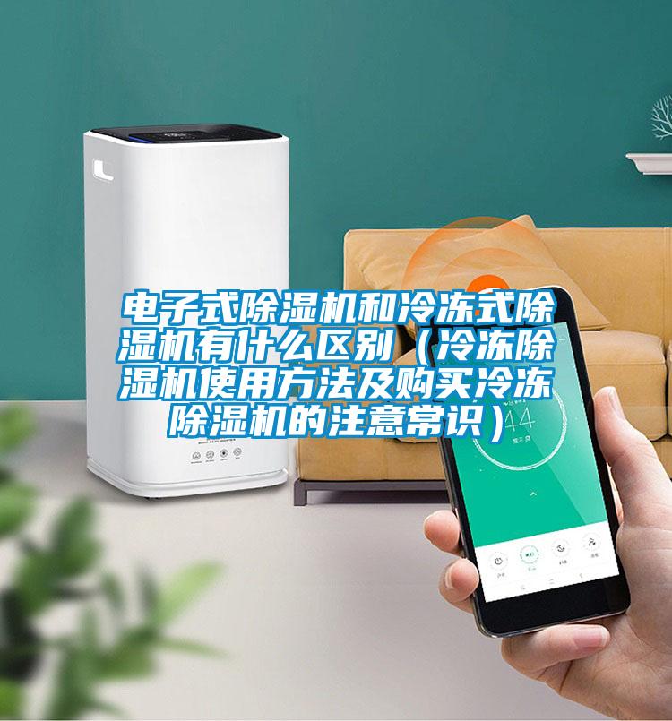 電子式除濕機和冷凍式除濕機有什么區別(冷凍除濕機使用方法及購買冷凍除濕機的注意常識)