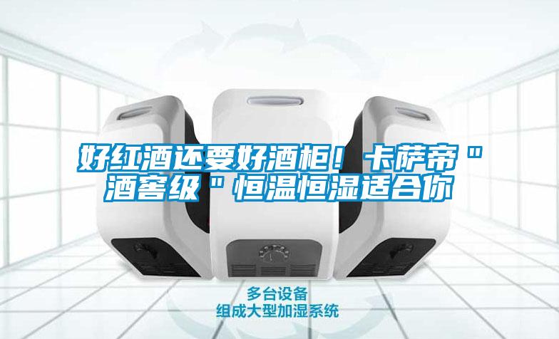 好紅酒還要好酒柜!卡薩帝"酒窖級(jí)"恒溫恒濕適合你