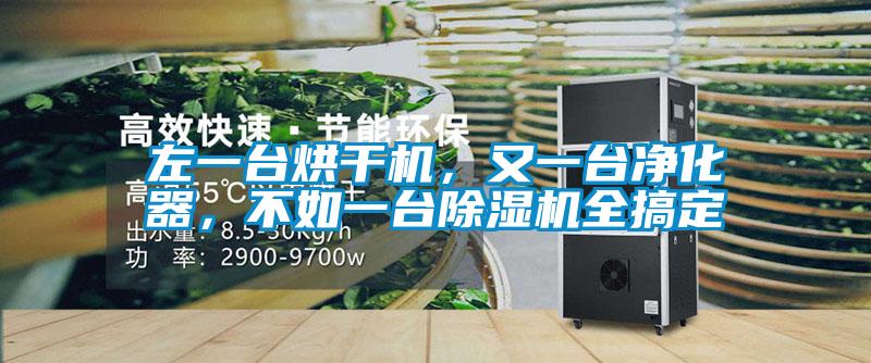 左一臺烘干機，又一臺凈化器，不如一臺除濕機全搞定