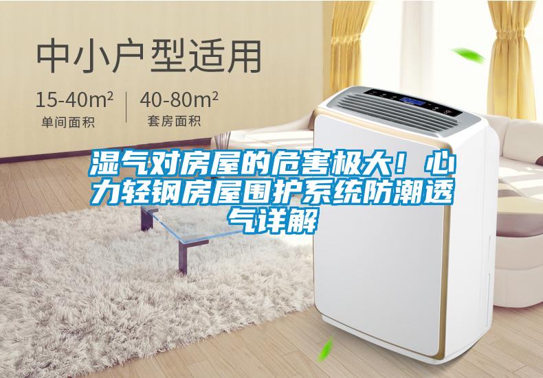 濕氣對(duì)房屋的危害極大!心力輕鋼房屋圍護(hù)系統(tǒng)防潮透氣詳解