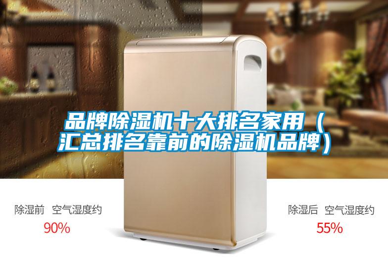 品牌除濕機十大排名家用(匯總排名靠前的除濕機品牌)