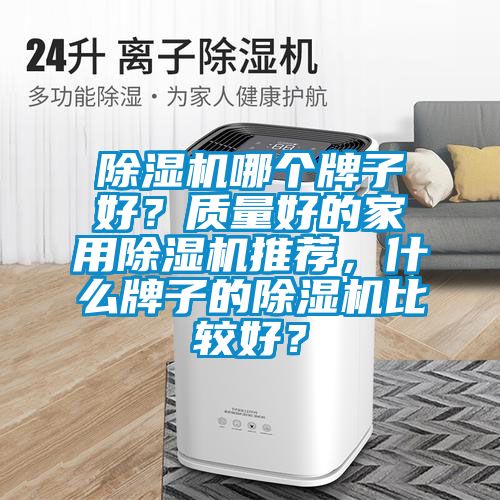 除濕機哪個牌子好？質(zhì)量好的家用除濕機推薦，什么牌子的除濕機比較好？