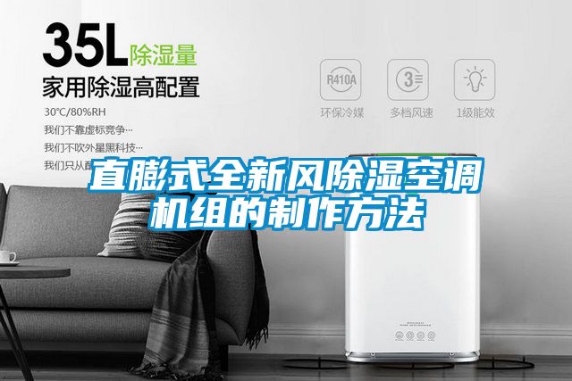 直膨式全新風(fēng)除濕空調(diào)機組的制作方法